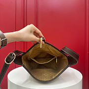Kitlife Gucci GG Mini Bag With Piston Closure Beige & Brown GG Canvas A002LF 26x20x10cm  - 5