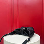 Kitlife Gucci GG Mini Bag With Piston Closure Black Leather A002LF 26x20x10cm - 4
