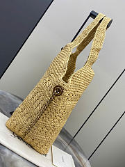 Kitlife Saint Laurent Icare Medium Natural Raffia 858191 31/46x28x15/5cm  - 6