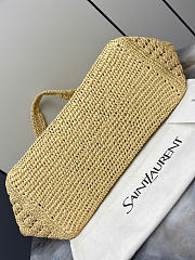Kitlife Saint Laurent Icare Medium Natural Raffia 858191 31/46x28x15/5cm  - 5