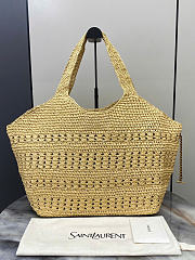 Kitlife Saint Laurent Icare Medium Natural Raffia 858191 31/46x28x15/5cm  - 3