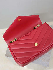 Kitlife Saint Laurent Lou Lou Bag Red 801439 29x17x8cm  - 4