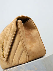 Kitlife Saint Laurent Lou Lou Bag Beige Suede 801439 29x17x8cm  - 3