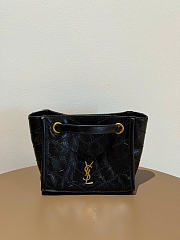 Kitlife Saint Laurent Niki Mini Shopping Bag In Black Leather A0088075 19x16x7cm  - 1