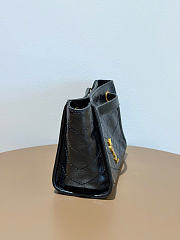 Kitlife Saint Laurent Niki Mini Shopping Bag In Black Leather A0088075 19x16x7cm  - 6