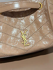 Kitlife Saint Laurent Niki Mini Shopping Bag In Beige Leather A0088075 19x16x7cm  - 4