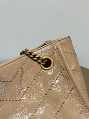 Kitlife Saint Laurent Niki Mini Shopping Bag In Beige Leather A0088075 19x16x7cm  - 2