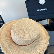 Kitlife Saint Laurent Flat-top Straw Hat   - 6