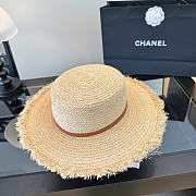 Kitlife Saint Laurent Flat-top Straw Hat   - 4