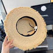 Kitlife Saint Laurent Flat-top Straw Hat   - 3
