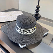 Kitlife Dior Flat-top Hat Black - 4