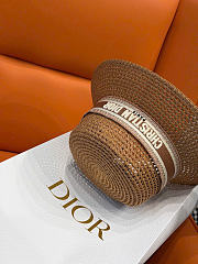 Kitlife Dior Straw Hat Dark Beige - 4