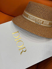 Kitlife Dior Straw Hat Dark Beige - 6