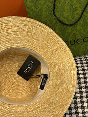 Kitlife Gucci Vintage Wide-brim Hat Natural - 3