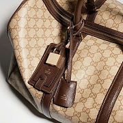 Kitlife Gucci Essence Classic Medium Duffle Bag Beige & Brown GG Canvas ‎A006XM 45x27x23cm - 2