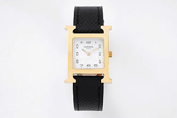 Kitlife Hermes Heure H Mini Watch Black 21mm 