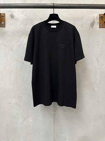 Kitlife Dior CD Icon Men T-Shirt Black Cotton Jersey
