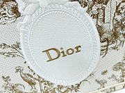 Kitlife Dior Dioriviera Medium Dior Book Tote with Strap Beige Multicolor Toile de Jouy Floral Garden Embroidery and White Dior Médaillon 36x27.5x16.5cm - 2