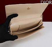 Kitlife Dior My Dior Mini Bag Two-Tone Beige and Burgundy Cannage Lambskin 21x11.5x4.5cm - 4