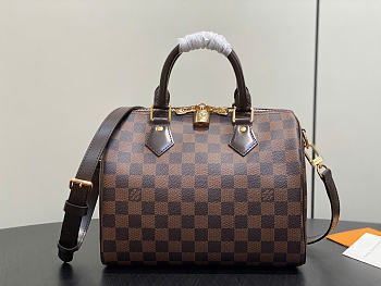 Kitlife Louis Vuitton Speedy Bandoulière 25 Bag Brown Damier Ebene Canvas N40575 25x19x15cm