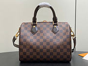 Kitlife Louis Vuitton Speedy Bandoulière 25 Bag Brown Damier Ebene Canvas N40575 25x19x15cm - 6