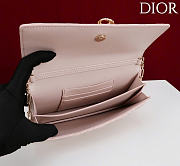 Kitlife Dior My Dior Mini Bag Pink Cannage Leather 21x11.5x4.5cm  - 4