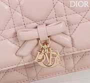 Kitlife Dior My Dior Mini Bag Pink Cannage Leather 21x11.5x4.5cm  - 3