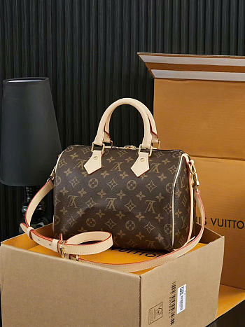Kitlife Louis Vuitton Speedy Bandoulière 25 Bag Brown Monogram M46977 25x19x15cm