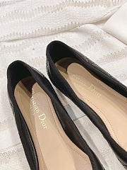 Kitlife Dior Ballet Flat Black Quilted Cannage Calfskin - 3