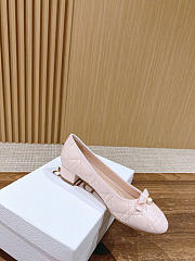 Kitlife Dior Ballet Flat Light Pink Quilted Cannage Calfskin  - 6