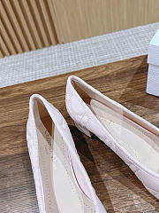 Kitlife Dior Ballet Flat Light Pink Quilted Cannage Calfskin  - 4