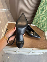 Kitlife Gucci Donna Slingback Pump Black Leather - 5