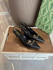 Kitlife Gucci Donna Slingback Pump Black Leather - 3