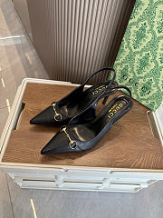 Kitlife Gucci Donna Slingback Pump Black Leather - 2
