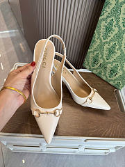 Kitlife Gucci Donna Slingback Pump White Leather - 4