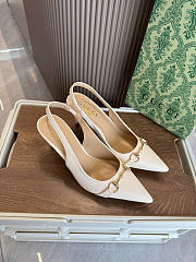 Kitlife Gucci Donna Slingback Pump White Leather - 3