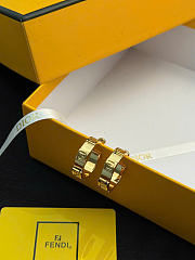 Kitlife Fendi Forever Earrings Gold - 1
