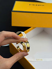 Kitlife Fendi Forever Earrings Gold - 5