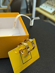 Kitlife Fendi Forever Earrings Gold - 2