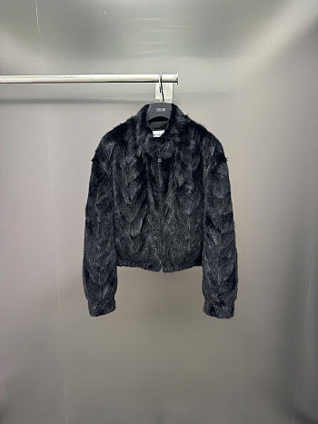 Kitlife Dior Fur Jacket Black 
