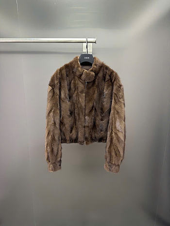 Kitlife Dior Fur Jacket Brown