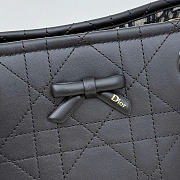 Kitlife Dior Small Shopping Bag Black Leather M1410 27x19x13.5cm  - 2