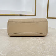 Kitlife Dior Small Shopping Bag Beige Leather M1410 27x19x13.5cm - 6