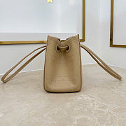 Kitlife Dior Small Shopping Bag Beige Leather M1410 27x19x13.5cm - 5