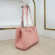 Kitlife Dior Small Shopping Bag Pink Leather M1410 27x19x13.5cm  - 3