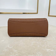 Kitlife Dior Small Shopping Bag Brown Leather M1410 27x19x13.5cm - 5
