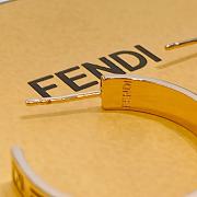 Kitlife Fendi Fendi FF Logo Circle Earrings  - 6