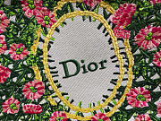 Kitlife Dior Dioriviera Medium Dior Book Tote with Strap Multicolor Cannage Garden Embroidery 36x27.5x16.5cm - 6