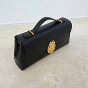 Kitlife Dior Médaillon Pouch Black Smooth Calfskin M3671 26x11.5x4.5cm - 5