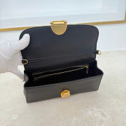 Kitlife Dior Médaillon Pouch Black Smooth Calfskin M3671 26x11.5x4.5cm - 4